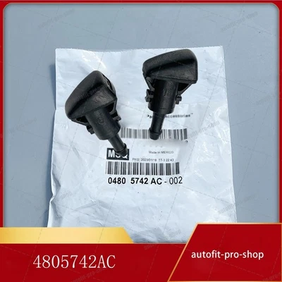 Windshield Washer Nozzle Replacement for Dodge RAM 1500-5500 2009-2024 4805742AC - Image 1 of 4