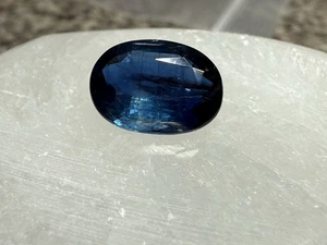 Natural Blue Kyanite 3.6 Ct Gemstone Top Quality  Oval Shape Gem, Blue Colour - Picture 1 of 13