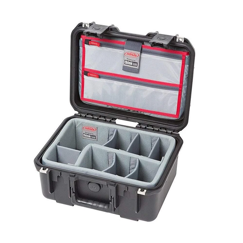 SKB Cases iSeries 1309-6 Case With Think Tank Dividers & Lid Organizer Black