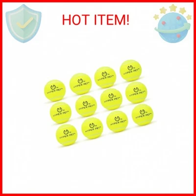 Hyper Pet Dog Tennis Balls - 12 Pack 2.5" for Exercise and Fetch; Interactive To - Image 1 of 2