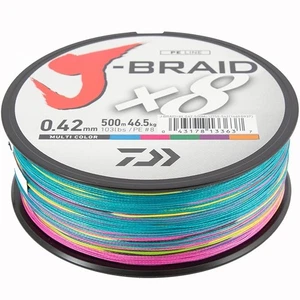Daiwa J-Braid X8 - 8 Strand Sea Fishing - Multicolour 500m Spool - 79LB /0.35mm - Picture 1 of 1