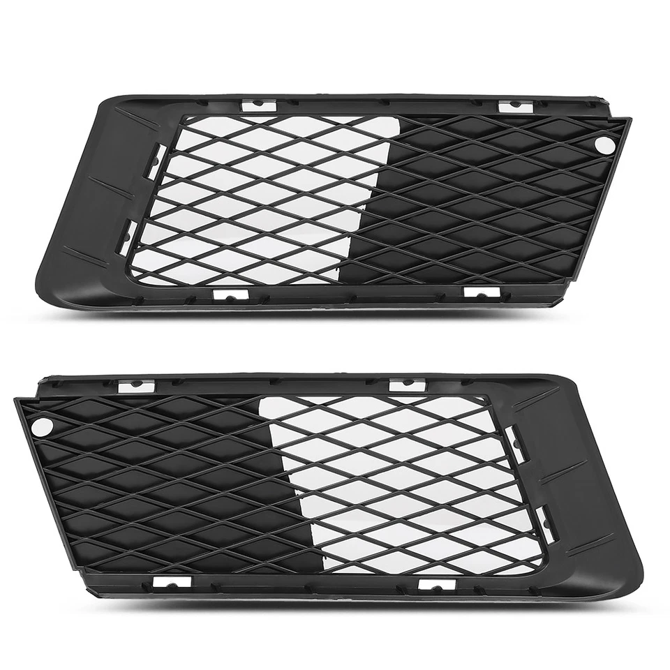 Fit For 07-10 BMW 328xi 328i xDrive Fog Light Cover Lower Grille Trim Left+Right Foto 1 de 4