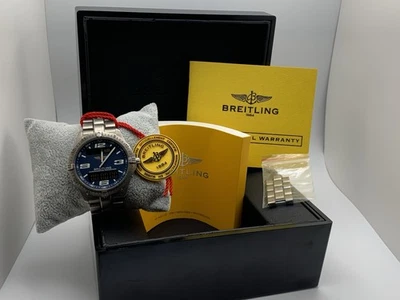Breitling Chronometre Aerospace 40mm Blue Analog Digital Dial Watch E75362 - image 1 of 4