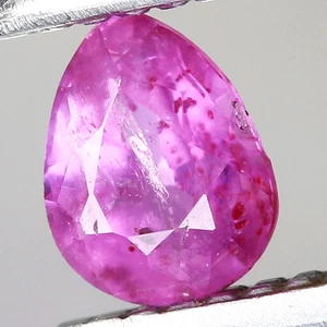 0.19ct t.w 3.7x2.8mm Pear Natural Heated Pink Sapphire, Madagascar🌸 - Picture 1 of 4