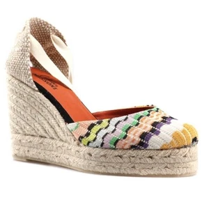 Missoni x Castaner Carina Chevron Keilabsatz Espadrilles Größe 6 Mehrfarbig - Bild 1 von 15