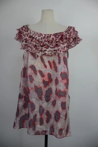 JUST CAVALLI VESTITO DONNA TG. 46 DRESS WOMAN ITALY CASUAL VINTAGE SETA - Imagen 1 de 10