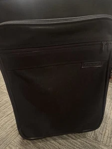 Briggs & Riley Baseline Carry On Expandable Two Wheel 21” Suitcase Black - Picture 1 of 12
