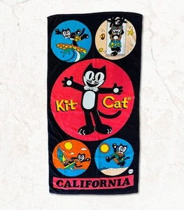 Vintage Kit Cat klock Beach Towel Kit cat clock - Picture 1 of 1