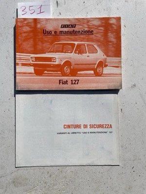 Libretto uso e manutenzione FIAT 127 L/C/CL Sport - Serie Speciale - Originale - Immagine 1 di 4
