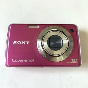 SONY Cyber-shot DSC-W220 Pink Digital Compact Camera 12.1 MP 4x Optical Zoom - Picture 1 of 12
