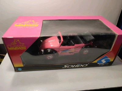 SOLIDO CUSTOM 8302 - COCCINELLE CABRILOLET ROSE - 1/18 - BOITE PARFAIT ETAT - Photo 1/4