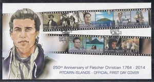 Pitcairn Islands Scott 781-5 FDC - Fletcher Christian - Bild 1 von 1