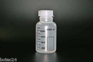 Kunststoffflasche vierkant 250 ml  Kunststoff  PP graduiert - Bild 1 von 1