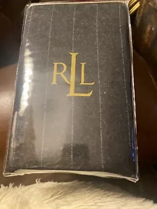 1 Ralph Lauren Modern Driver Charcoal Grey Pinstripe EuroSham 26”x26”vintage - Picture 1 of 6