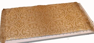 ¿Seda dorada? Funda de Almohada 24” X 14.5” Hecha a Mano con Flecos Cierre de Cremallera - Imagen 1 de 5