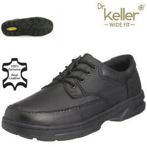 Dr KELLER MENS WIDE FIT REAL LEATHER PADDED CASUAL FORMAL COMFORT MOCCASIN SHOES