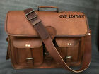 Men's Leather Organizer Business Messenger Laptop Shoulder Briefcase Handbag Bag