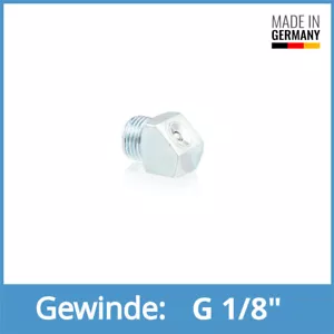 DIN 3405 D2 G 1/8" Stahl verzinkt Trichterschmiernippel Schmiernippel - Bild 1 von 1