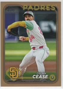 2024 Topps Update Dylan Cease #US115 Gold Parallel #'d 520/2024 San Diego Padres - Picture 1 of 2