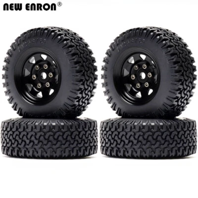1.55 78mm Terrain Tires Beadlock Wheel Rims for RC 1/10 Axial JIMNY TF2 LC70 MST - Image 1 of 4