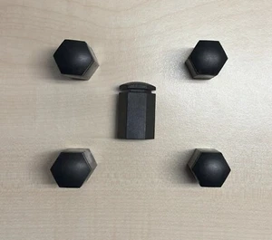Auto * Felge * Schraube * Kappe m. Nut * GM-Qualität * 17 mm * matt schwarz PPL - Bild 1 von 2