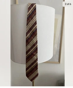 Kenzo Striped Multicolor Silk Made In Italy Tie - Picture 1 of 6