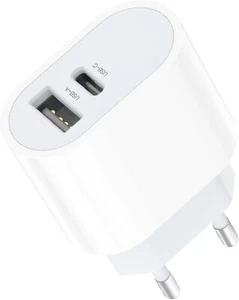 2in1 USB 3.1 Tipo C Adaptador Cargador para Samsung Galaxy S25 Enchufe L97 - Imagen 1 de 8