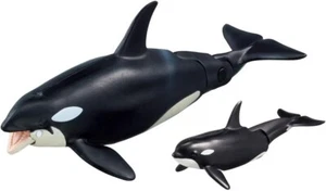 Takara Tomy, Figures, Animals, Dinosaurs, AL-08 Killer Whale Parent and Child - Picture 1 of 8