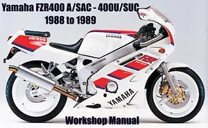YAMAHA FZR400 A/SAC - 400U/SUC 1988 to 1989 WORKSHOP MANUAL - PDF File - Bild 1 von 2