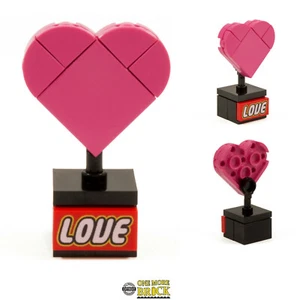 Caja Corazón de Amor | Regalo de Amor de San Valentín | Kit Hecho con LEGO Real - Imagen 1 de 2