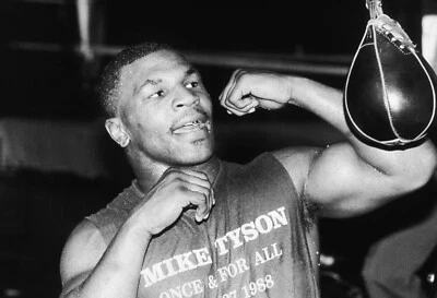NEW MIKE TYSON BOXING SPORTS POSTER PREMIUM WALL ART PRINT SIZE A5-A1 - Image 1 of 4