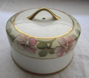  BONE CHINA GOLDRAND ERSATZDECKEL FÜR RUNDE BUTTERDOSE ODER KÄSEBEHÄLTER - Bild 1 von 4