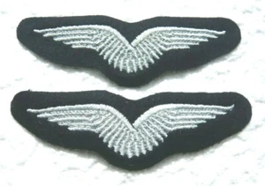 2x Fliegerschwinge Schwinge LUFTWAFFE BUNDESWEHR Verbandsabzeichen Patch Uniform - Bild 1 von 1