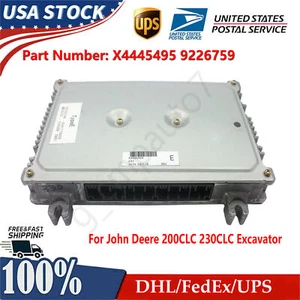 Programmed Controller Panel X4445495 9226759 For John Deere 230CLC Excavator - Foto 1 di 9