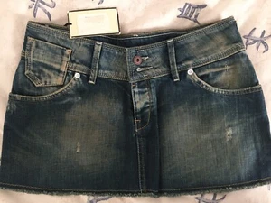 Lee Cooper Mini Skirt Size 28 (S) Womens Blue Cotton Brand New - Picture 1 of 5