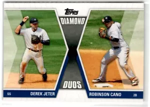 2011 Topps Diamond Duos Derek Jeter/Robinson Cano New York Yankees #DD-JC - Picture 1 of 2