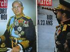 Lot 2 PARIS MATCH 14 et 21 mars 1964 / GRECE : Paul 1er & Contantin -les Rois-