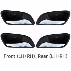 Inside Door Handle Jet Black LH+RH 4P For GM Chevrolet Cruze 2008-2013 OEM Parts - Foto 1 di 1