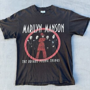 Marilyn Manson 2003 The Bright Young Things Vintage T-Shirt Size Medium - Picture 1 of 19