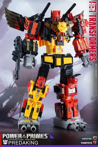 HASBRO PTOP G1 transforms POWER OF THE PRIMES TITANS CLASS PREDAKING PP-31 Cover