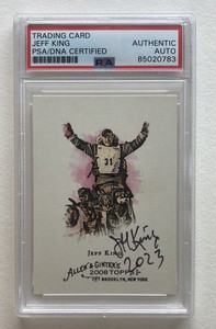 2008 Topps Allen & Ginter's #202 Jeff King signed autograph PSA/DNA