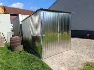 Blechgarage 2x3m Lager Schuppe Fertiggarage Gartenhaus | inkl. Aufbau | 25366!! - Bild 1 von 6