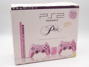 Sony PlayStation 2 Slim Konsole Pink PS2 + Original Controller OVP - GUT - Bild 1 von 4