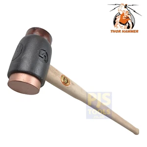 Thor 222 No 5 copper rawhide hammer mallet 63mm face 5kg sledge THO222 - Picture 1 of 2