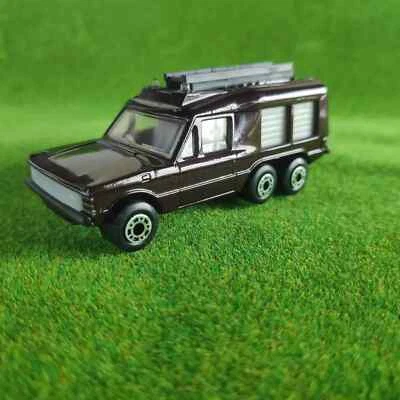 Matchbox Land Rover Carmichael Commando / Brown / Ladder / Bulgarian Base - Image 1 of 4