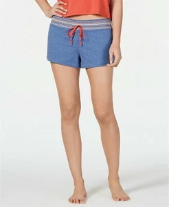 Jenni Embroidered Cotton Drawstring Pajama Shorts Denim- XL - Picture 1 of 1