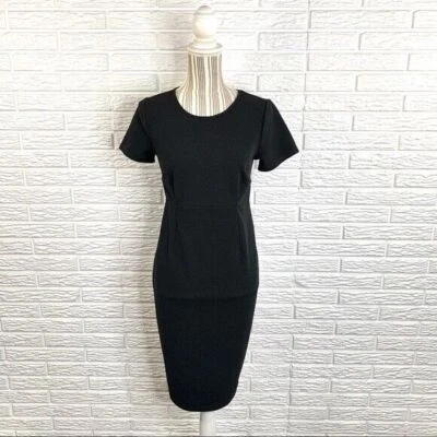 Motherhood Maternity Black Textured Dress Size Medium - Image 1 of 4