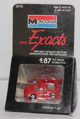 Monogram Mini Exacts 2015  Ferrari F-40  H.O.  1:87 Scale 1989. NEW - Image 1 of 4