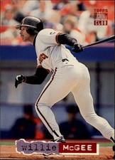 1994 Stadium Club San Francisco Giants Baseball Card #686 Willie McGee