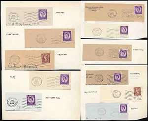 GB MACHINE CANCEL ERRORS...11 ITEMS...TOWN DIES INVERTED...on PIECE - Picture 1 of 1